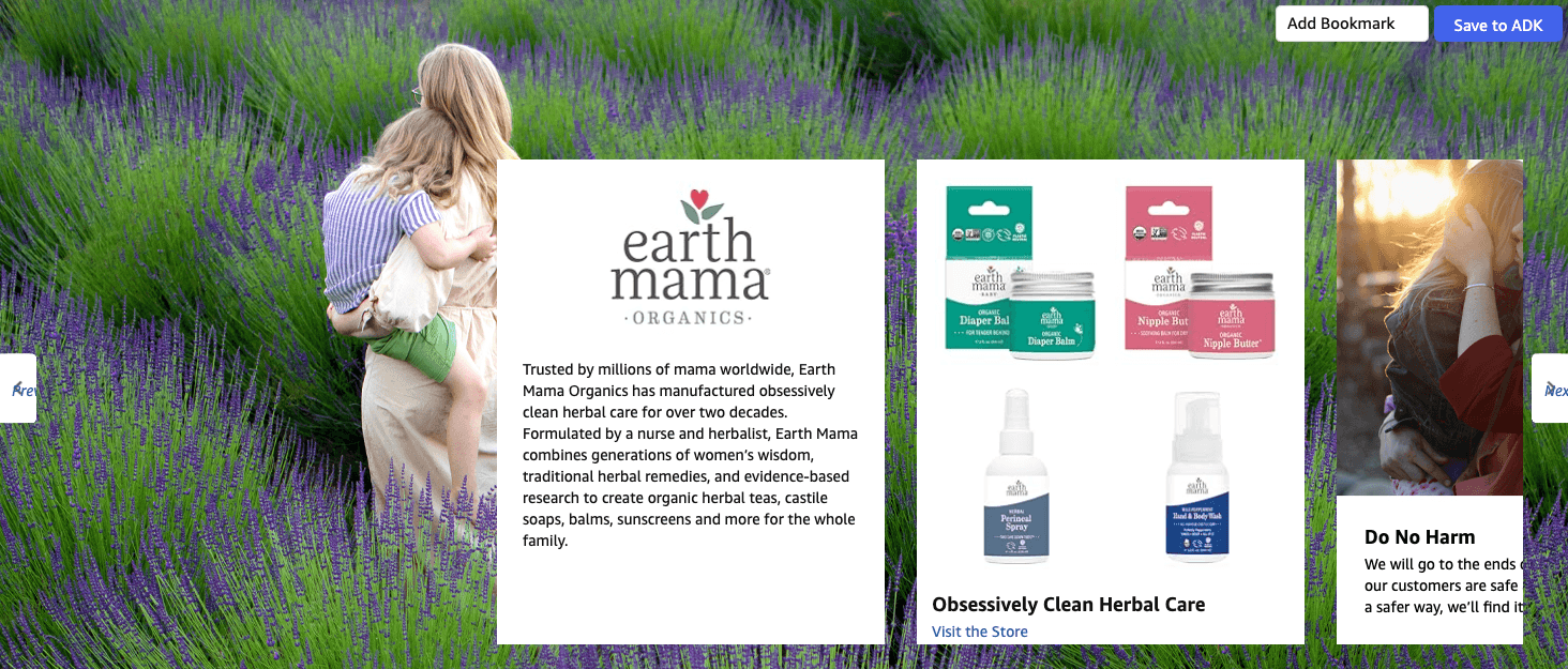 Brand Story for Amazon.com: Earth Mama Organic Nipple Butter™