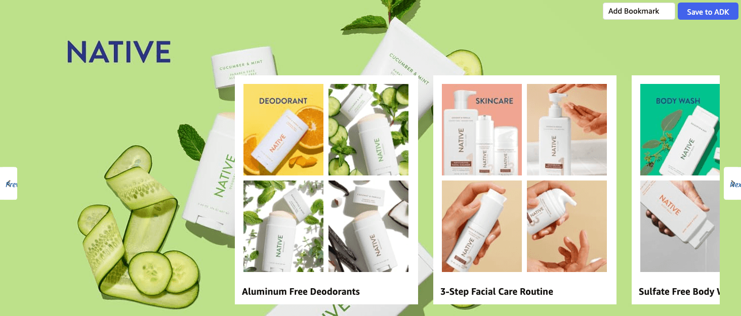 Brand Story for Amazon.com : Native Deodorant Contains Naturally Derived Ingredients