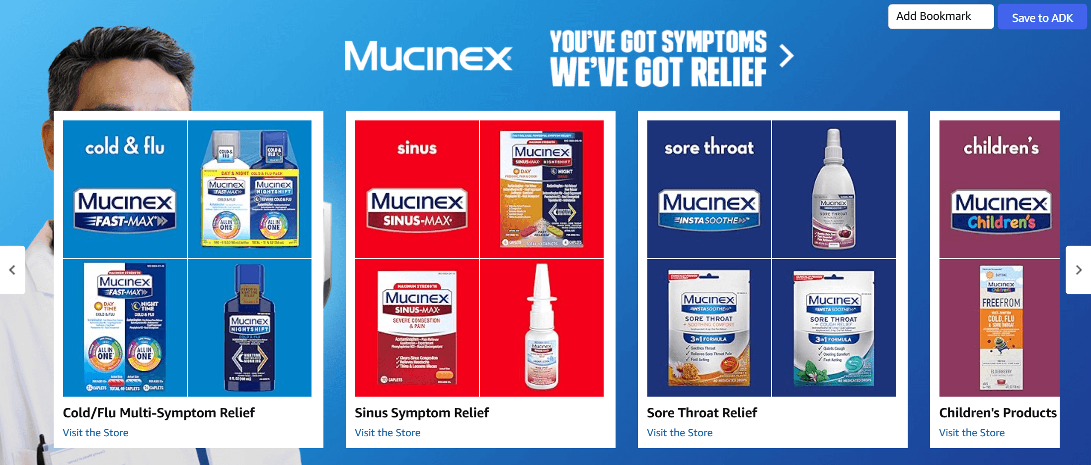 Brand Story for Amazon.com: Mucinex Sinus Saline Nasal Spray & Sinus Rinse