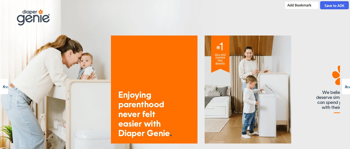 Brand Story for Amazon.com: Playtex Diaper Genie Complete Pail with Built-In Odor Controlling…