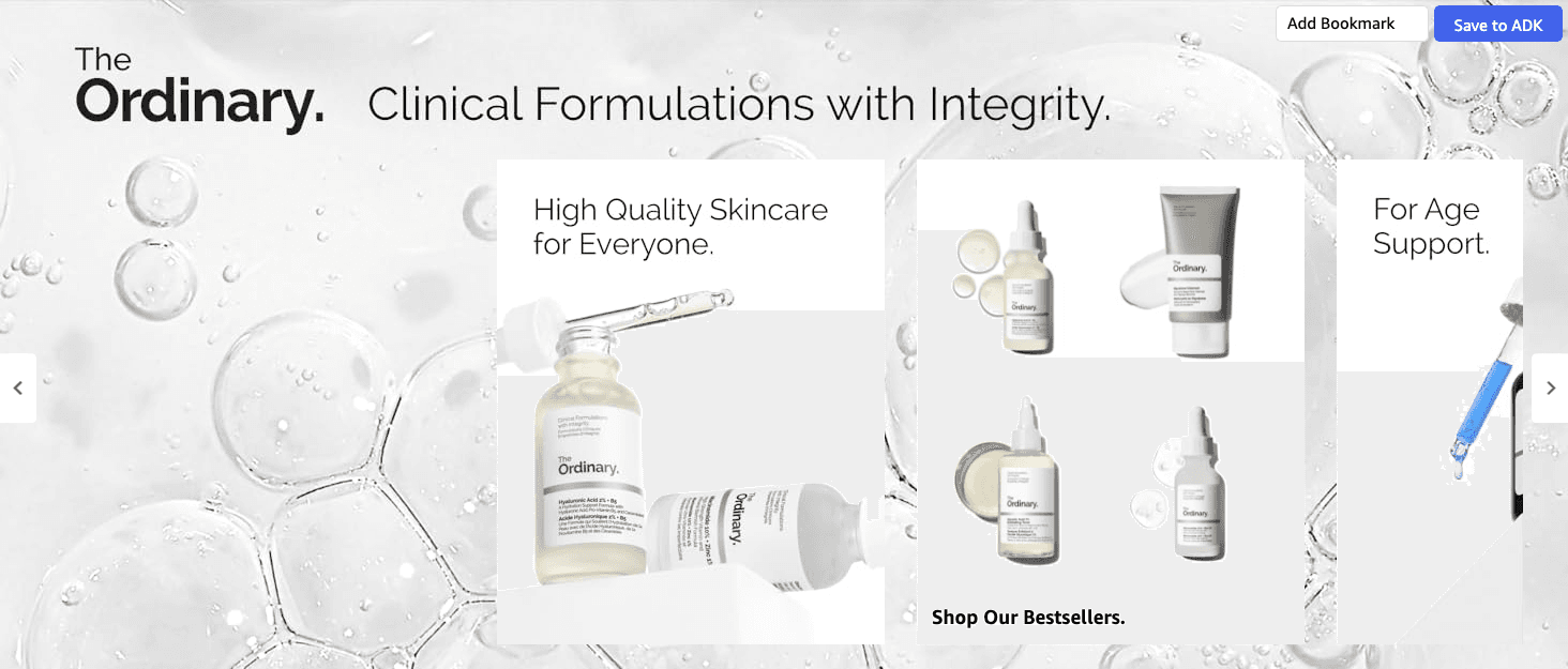 Brand Story for Amazon.com: The Ordinary Hyaluronic Acid 2% + B5