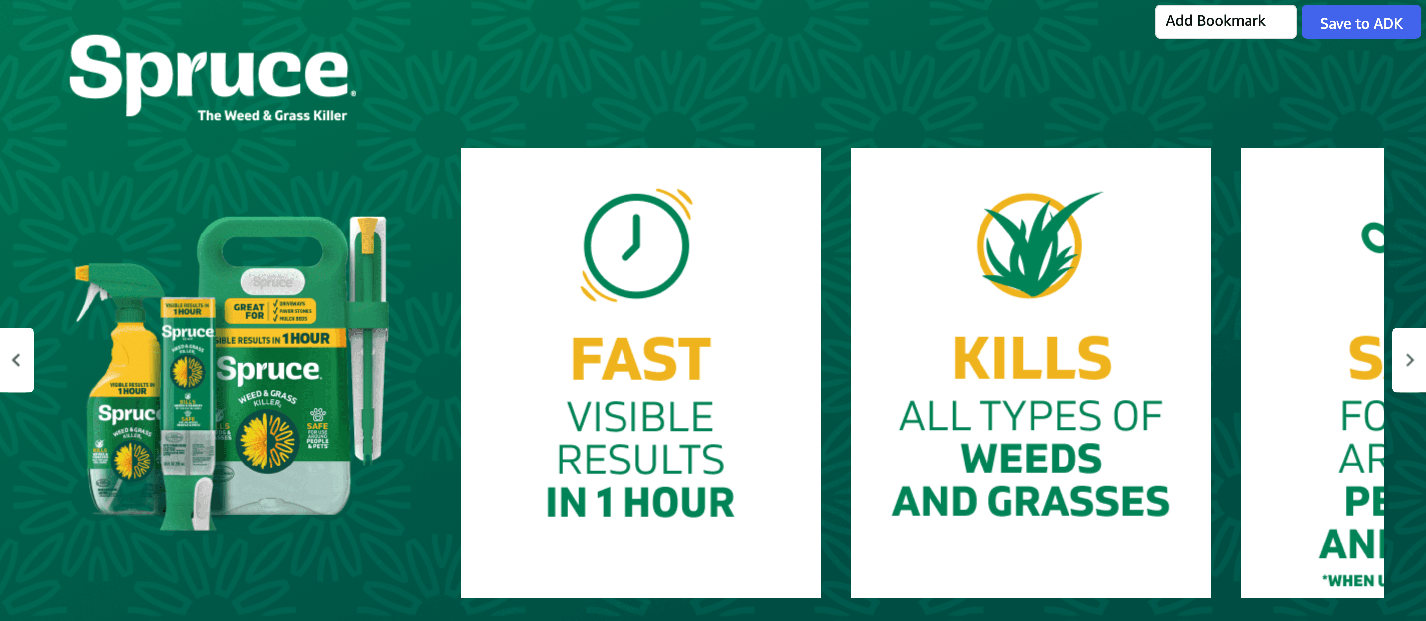 Brand Story for Amazon.com : Spruce Weed Killer Spray