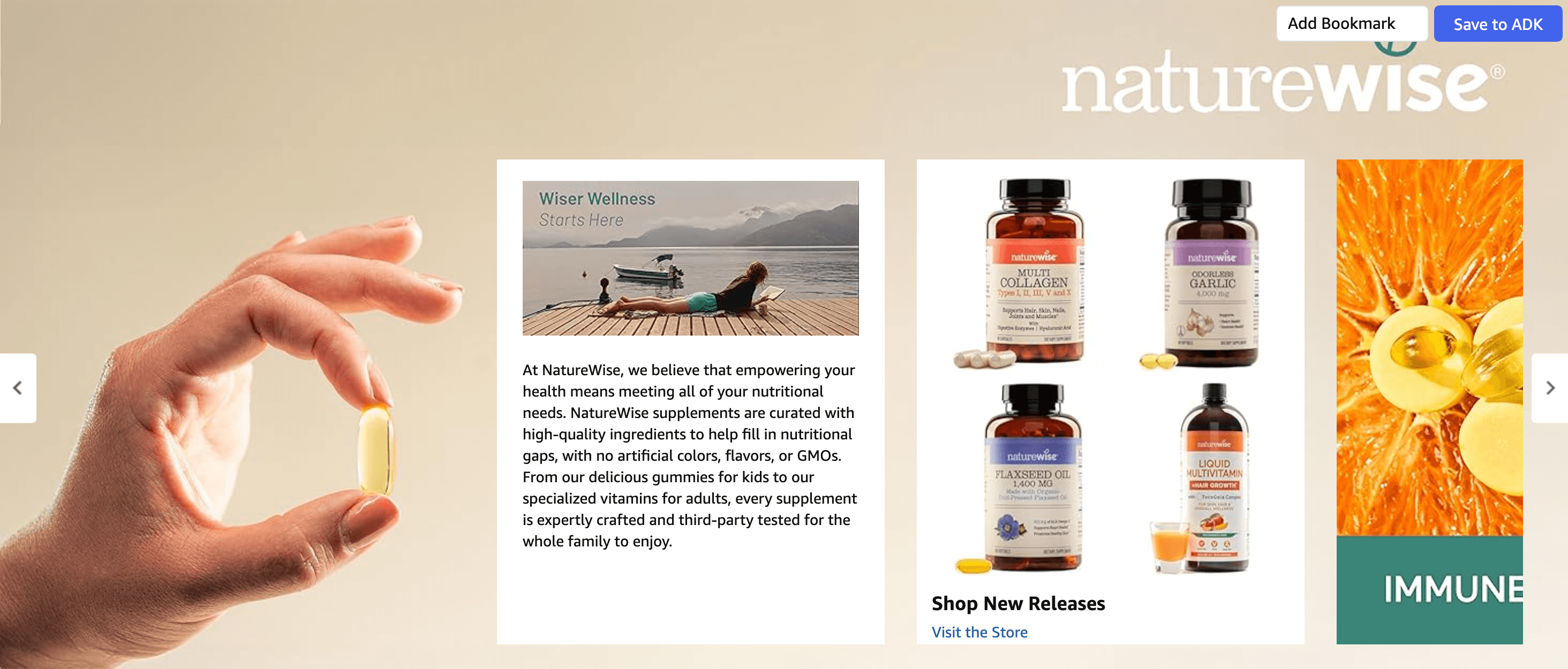 Brand Story for Amazon.com: NatureWise Vitamin D3 5000iu (125 mcg) 1 Year Supply for Immune Support