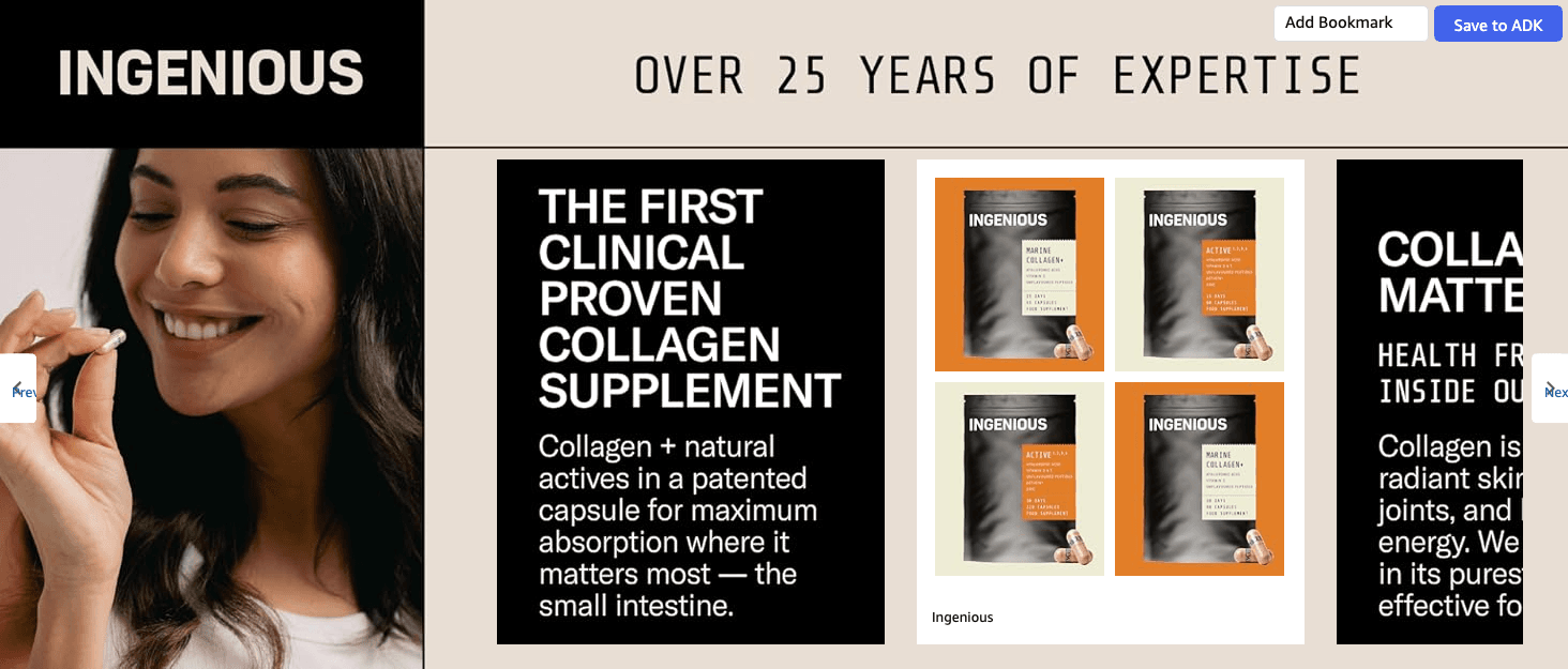 Brand Story for INGENIOUS 100% Pure Marine Collagen Capsules