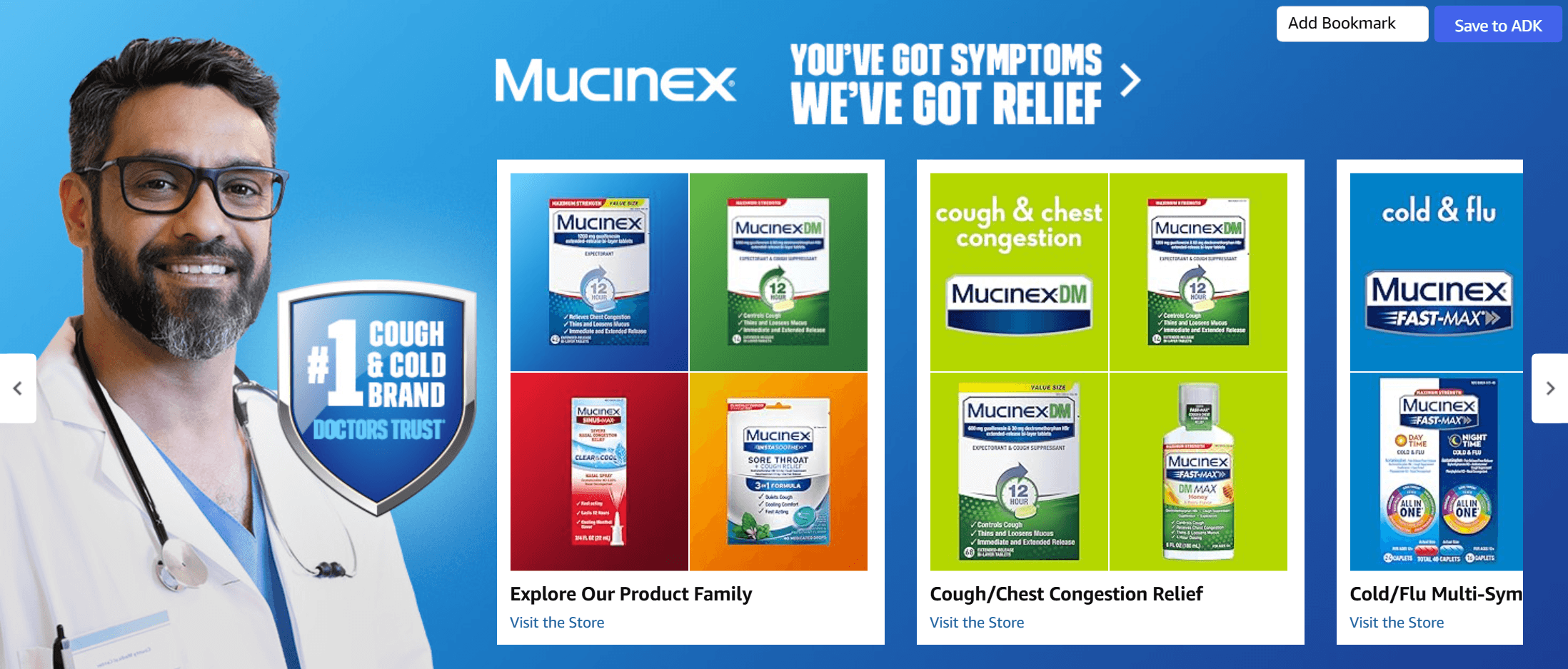 Brand Story for Amazon.com: Mucinex Sinus Saline Nasal Spray & Sinus Rinse