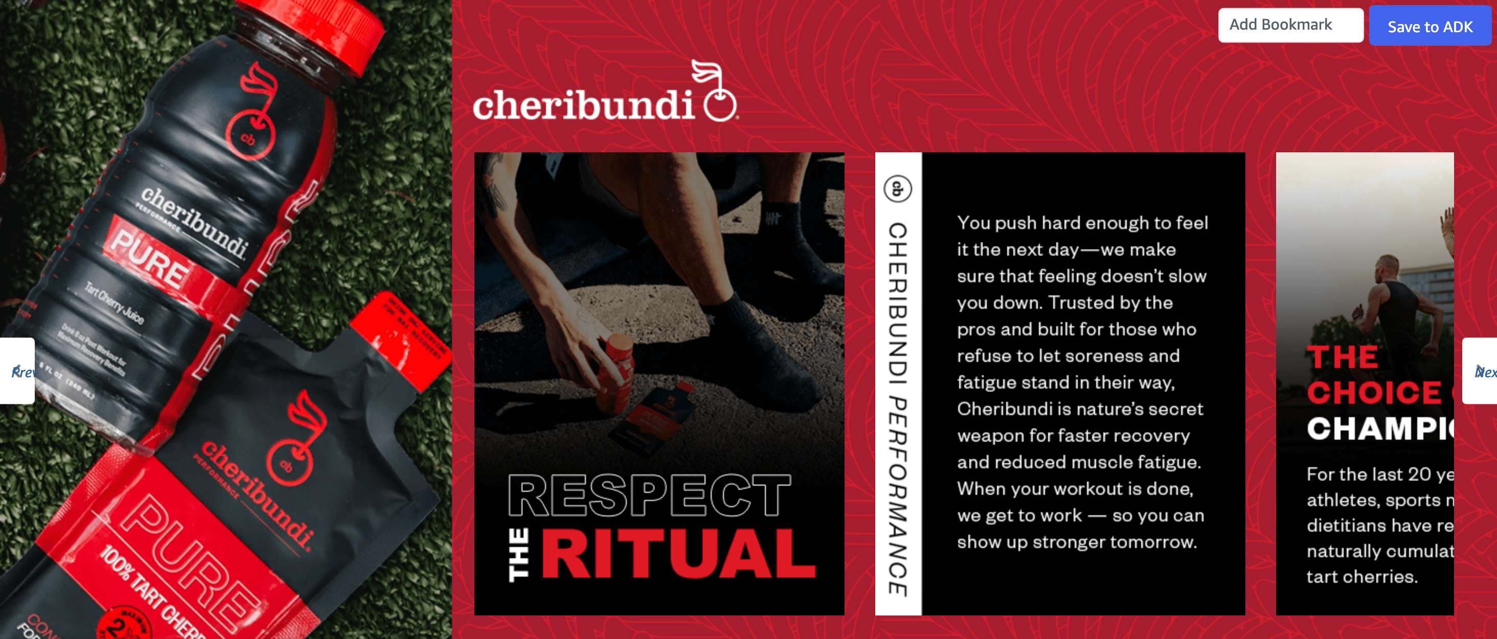 Brand Story for Amazon.com: Cheribundi Tart Cherry Juice Original