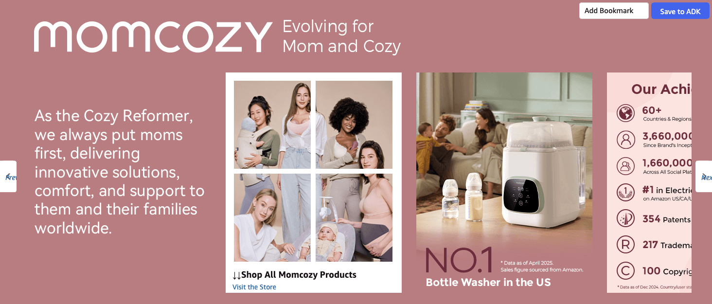 Brand Story for Amazon.com: Momcozy KleanPal Pro Baby Bottle Washer