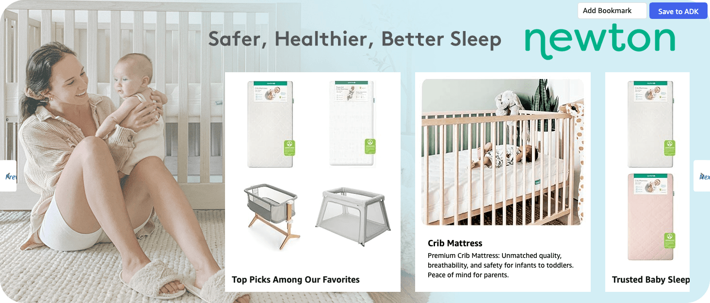 Brand Story for Amazon.com : Newton Baby Crib Mattress and Toddler Bed