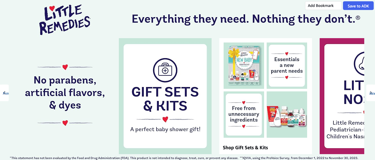 Brand Story for Amazon.com: Little Remedies