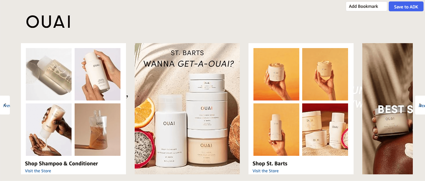 Brand Story for Amazon.com: OUAI Curl Cream