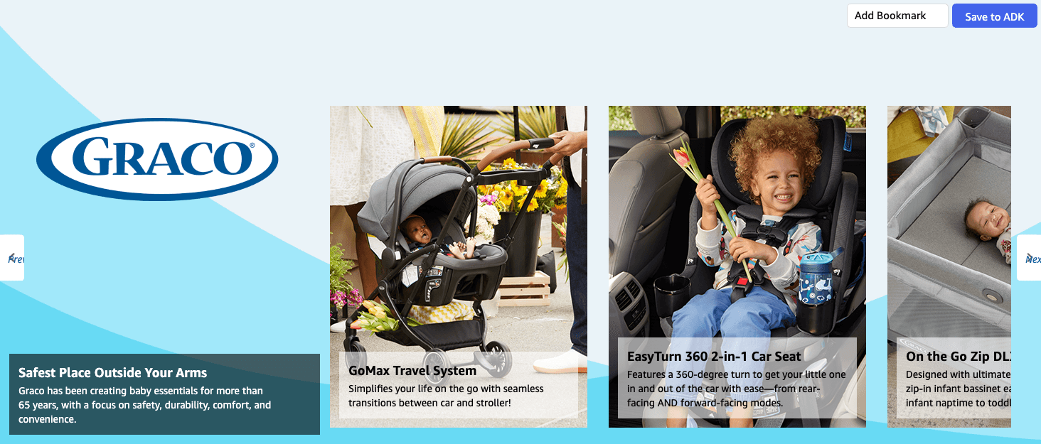Brand Story for Amazon.com: Graco Extend2Fit Convertible Baby Car Seat