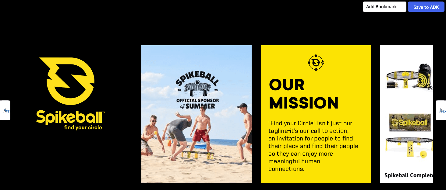 Brand Story for Amazon.com: Spikeball 3-Ball Original Roundnet Game Set