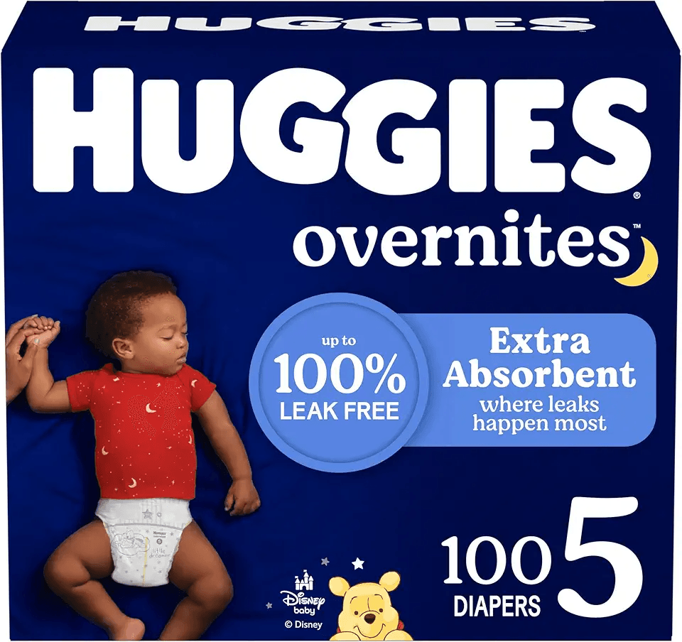 Main Images for Huggies Size 5 Overnites Baby Diapers: Overnight Diapers
