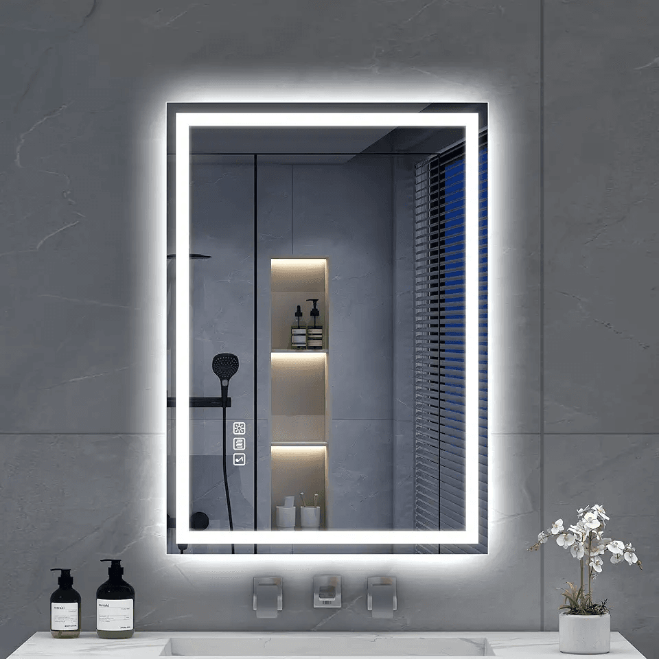 Main Images for S'bagno Bluetooth-Bathroom-Mirror-with-LED-Lights 700x500mm