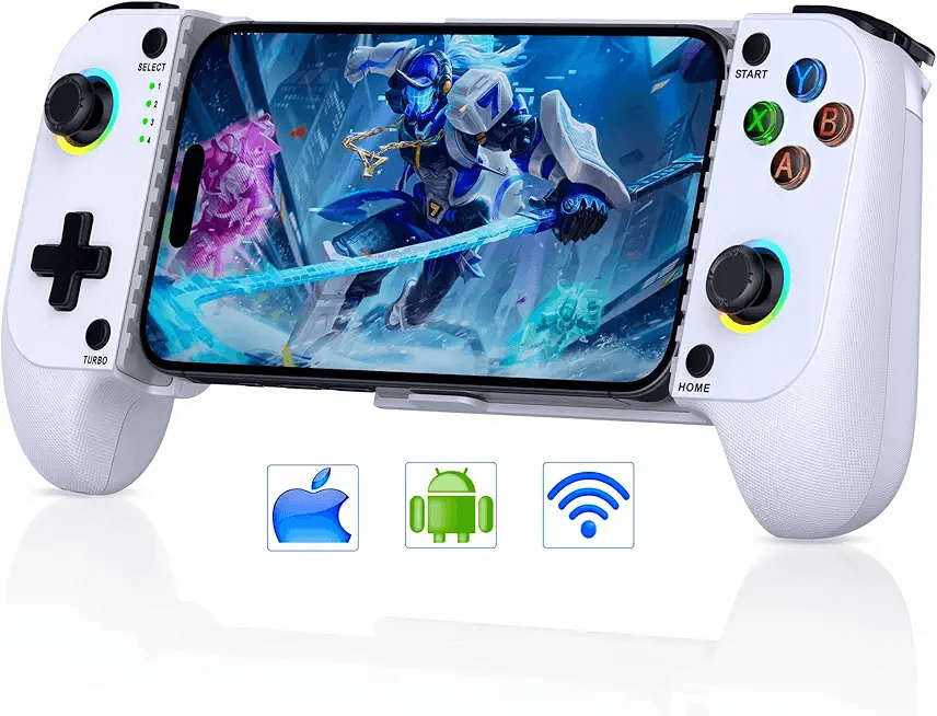 Main Images for Versatile Wireless Mobile Gaming Controller for iPhone/Android