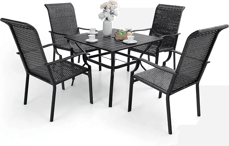 Main Images for MFSTUDIO Garden Furniture Sets 5 Piece