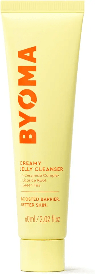 Main Images for BYOMA Travel Size Creamy Jelly Cleanser (60ml) Hydrating Facial Cleanser for Skin…