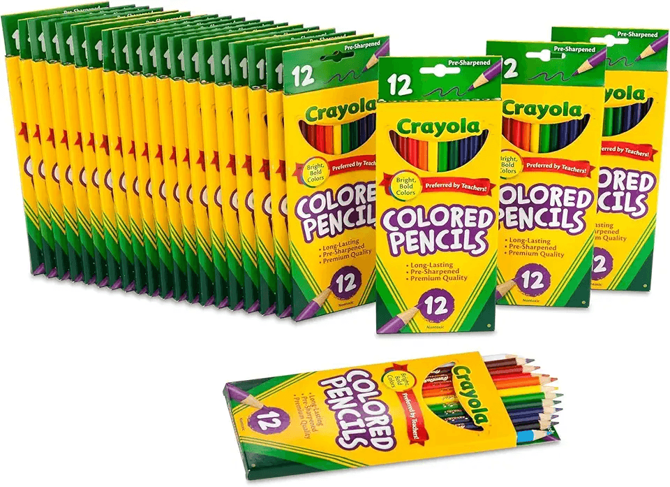 Main Images for Crayola Bulk Colored Pencils for Kids (24pk)