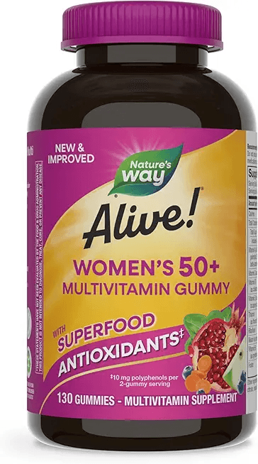 Main Images for Nature's Way Alive! Women’s 50+ Daily Gummy Multivitamins