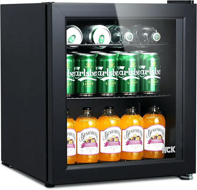 Main Images for HCK 48L Mini Fridge with Glass Door