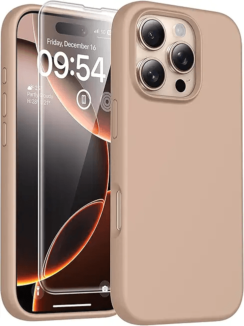 Main Images for TOCOL 3 in 1 Silicone for iPhone 16 Pro Case 6.3-Inch