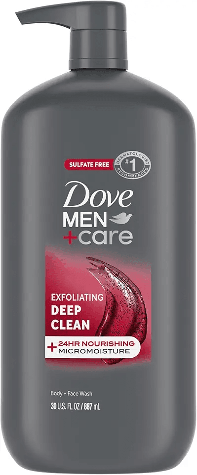 Main Images for Dove Men+Care Body and Face Wash Exfoliating Deep Clean for Men