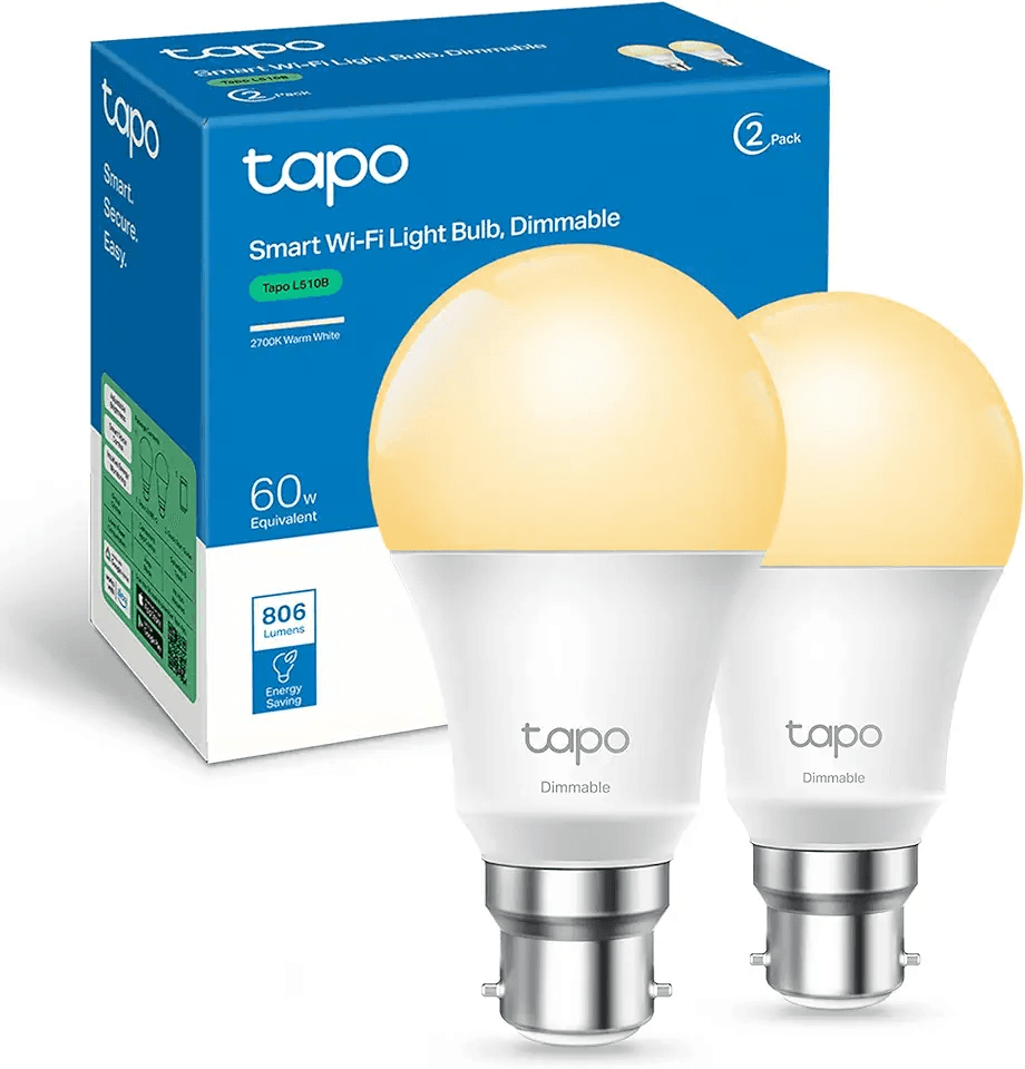 Main Images for Tapo L510B (2-Pack) B22 Smart Bulb