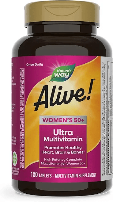 Main Images for Nature’s Way Alive! Women’s 50+ Ultra Potency Complete Multivitamin