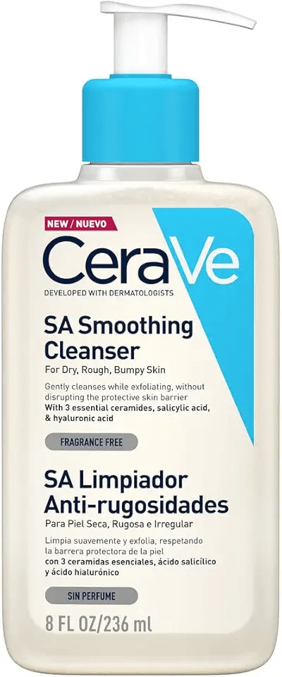 Main Images for CeraVe SA Smoothing Cleanser with Salicylic Acid for Dry