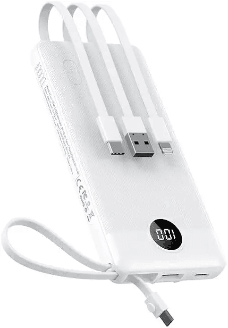 Main Images for VEEKTOMX Power Bank with Built-in Cables