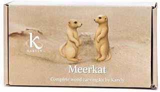 Shows the product in its retail box packaging to communicate what the buyer will receive and establish brand identity through the Kardy logo and meerkat product imagery.