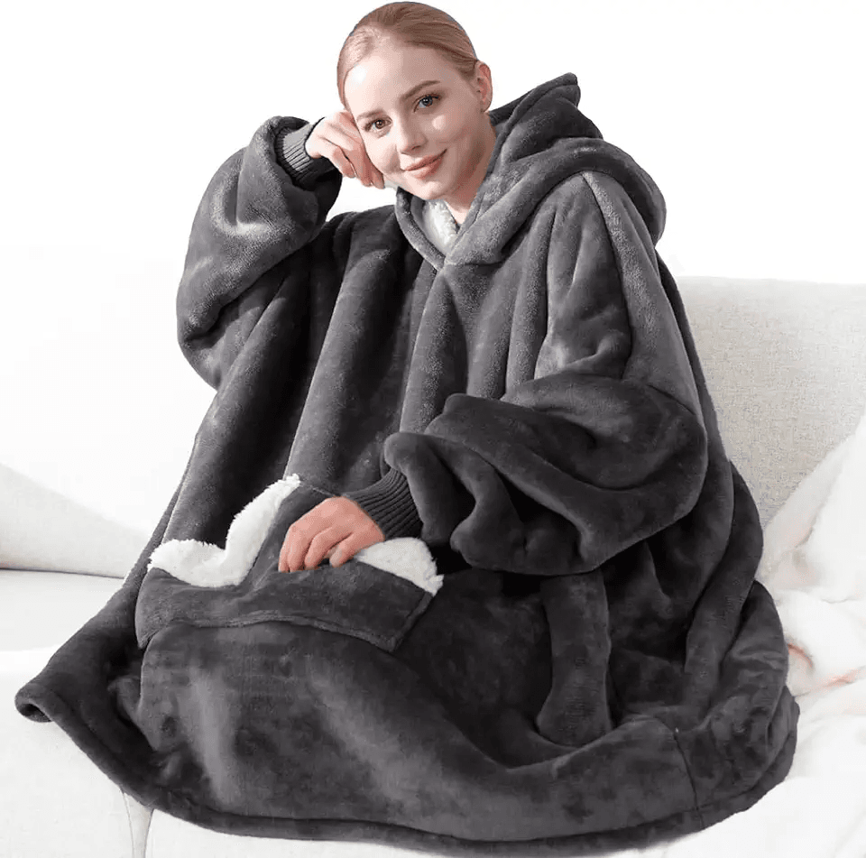 Main Images for Touchat Wearable Blanket Hoodie