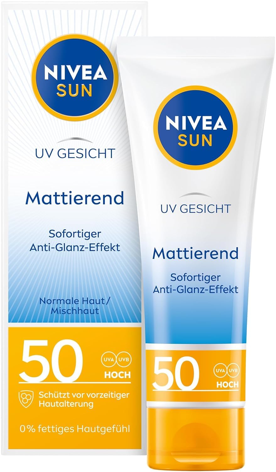 Main Images for NIVEA SUN UV Face Mattifying Sun Protection SPF 50 (50 ml)