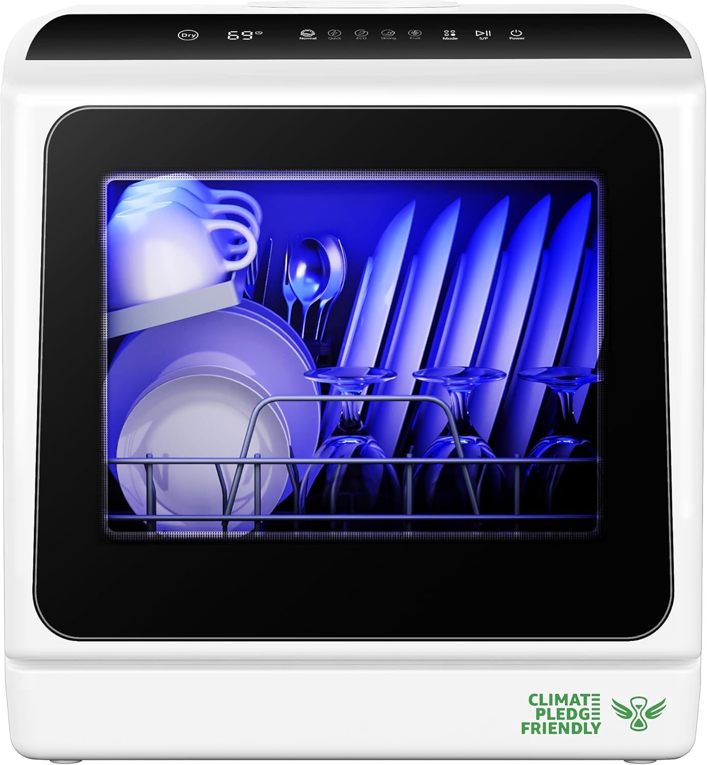 Main Images for EUHOMY Mini Portable Dishwasher Countertop Compact Dishwashers