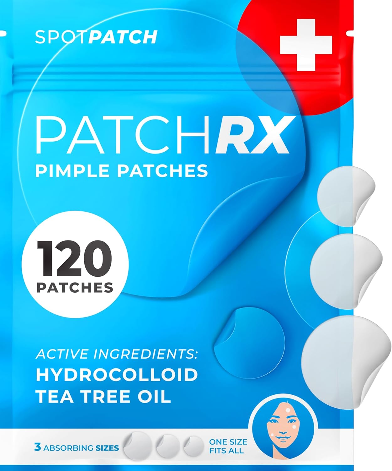 Showcases the product packaging and highlights key features like the number of patches and active ingredients to inform potential buyers.