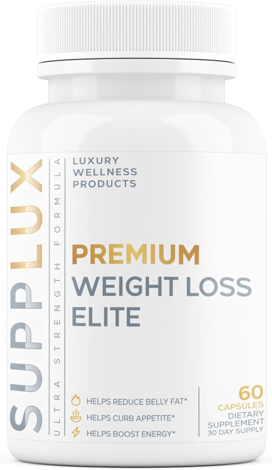 Clearly displays the product packaging to show the brand and type of supplement being sold.