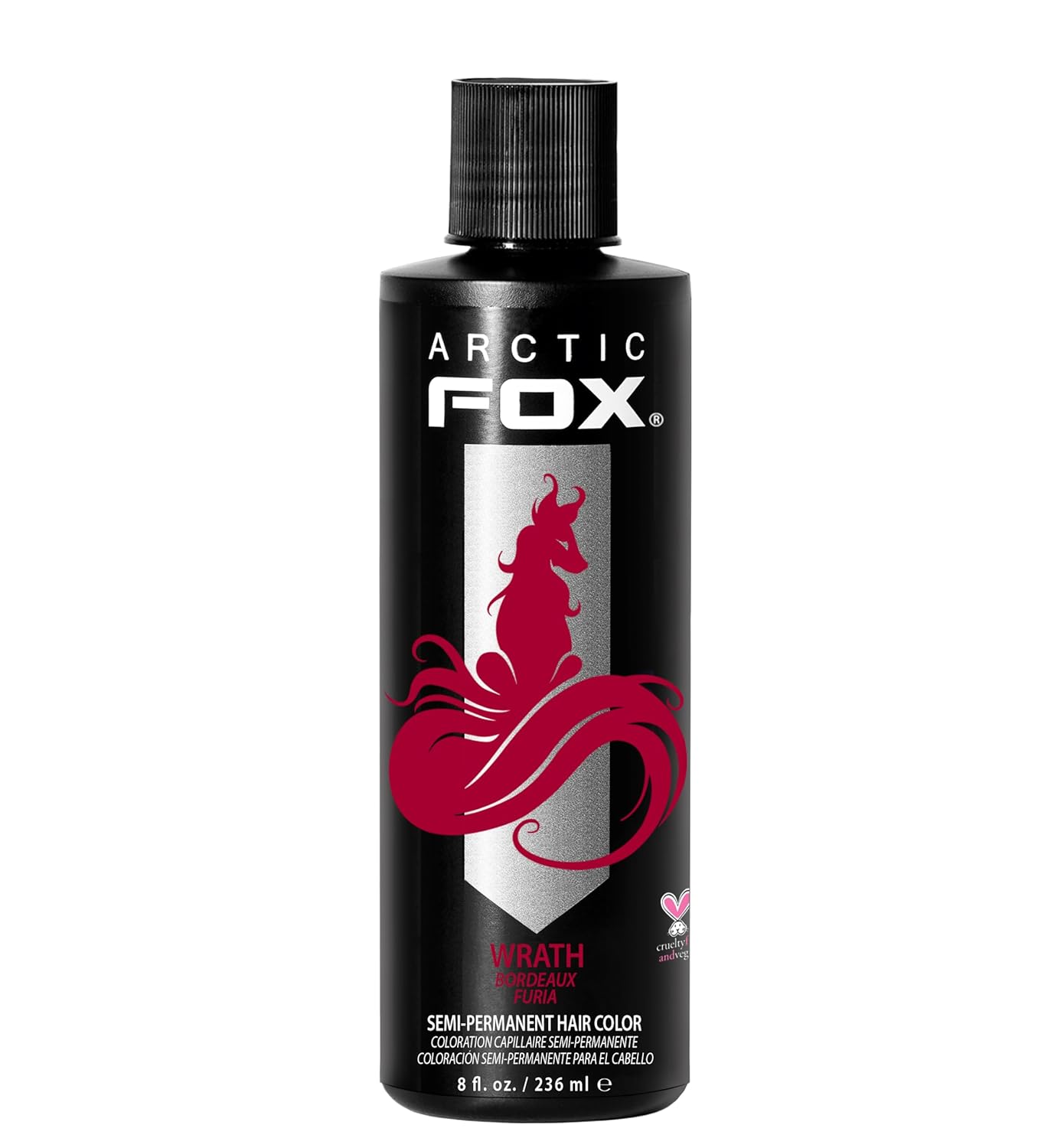 ARCTIC FOX Vegan and Cruelty-Free Semi-Permanent Hair Color Dye (8 Fl Oz