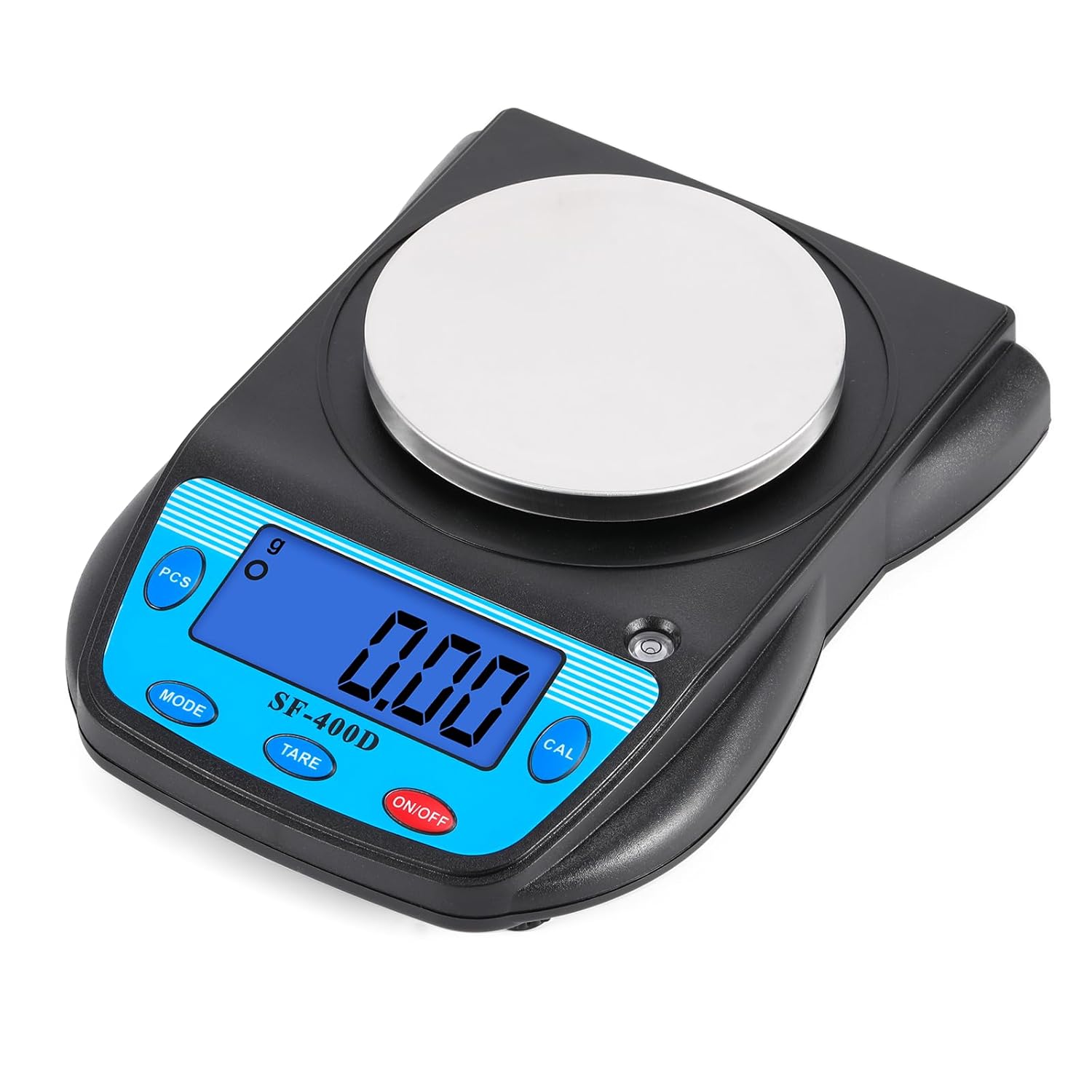 Showcases the product's clear digital display and compact design, emphasizing its precision and ease of use.