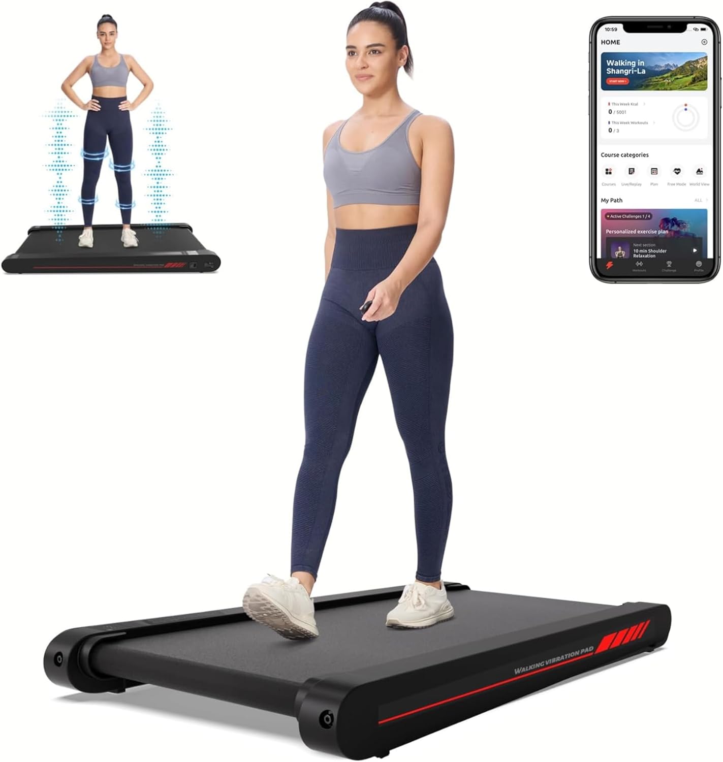 Sperax Walking Treadmill Pad with APP