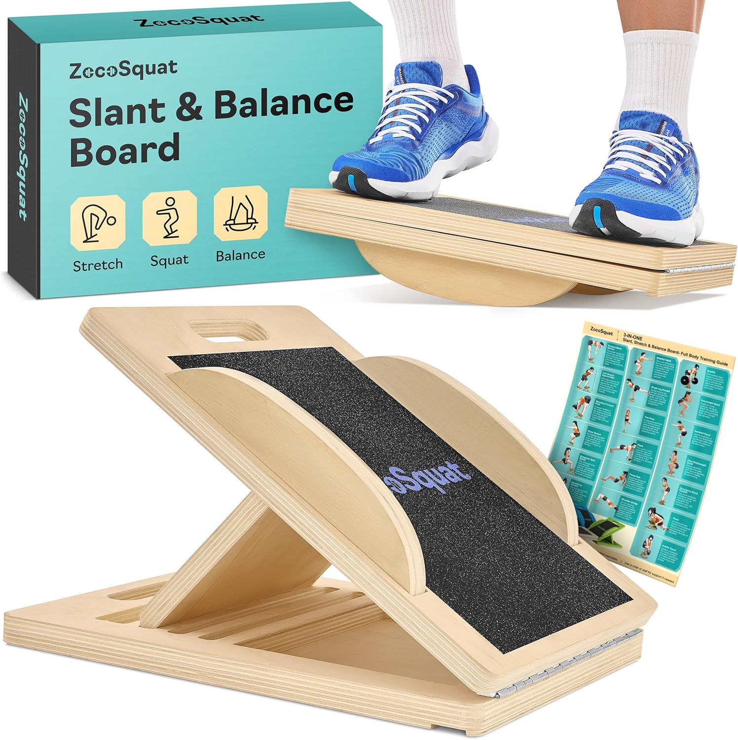 Main Images for Slant Board with 6 Incline Angles