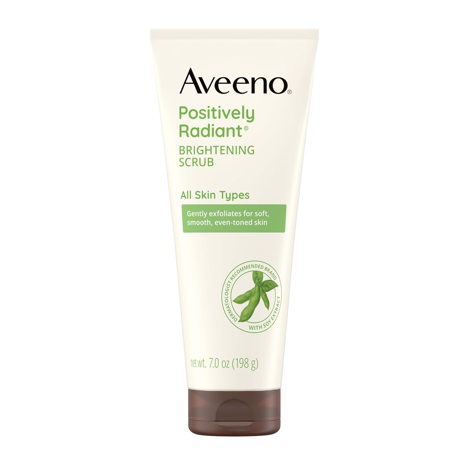 Aveeno Positively Radiant Brightening Face Scrub & Exfoliating Daily Face Wash