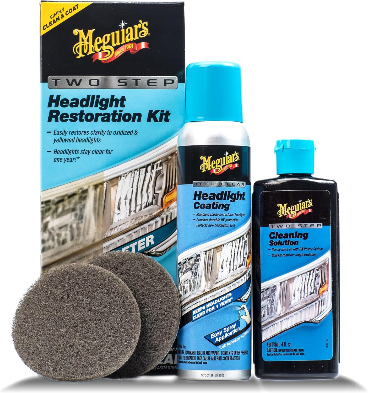 Meguiar's Two Step Headlight Restoration Kit