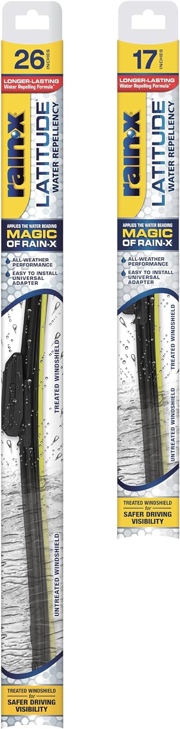 Rain-X 810195 Latitude 2-In-1 Water Repellent Wiper Blades