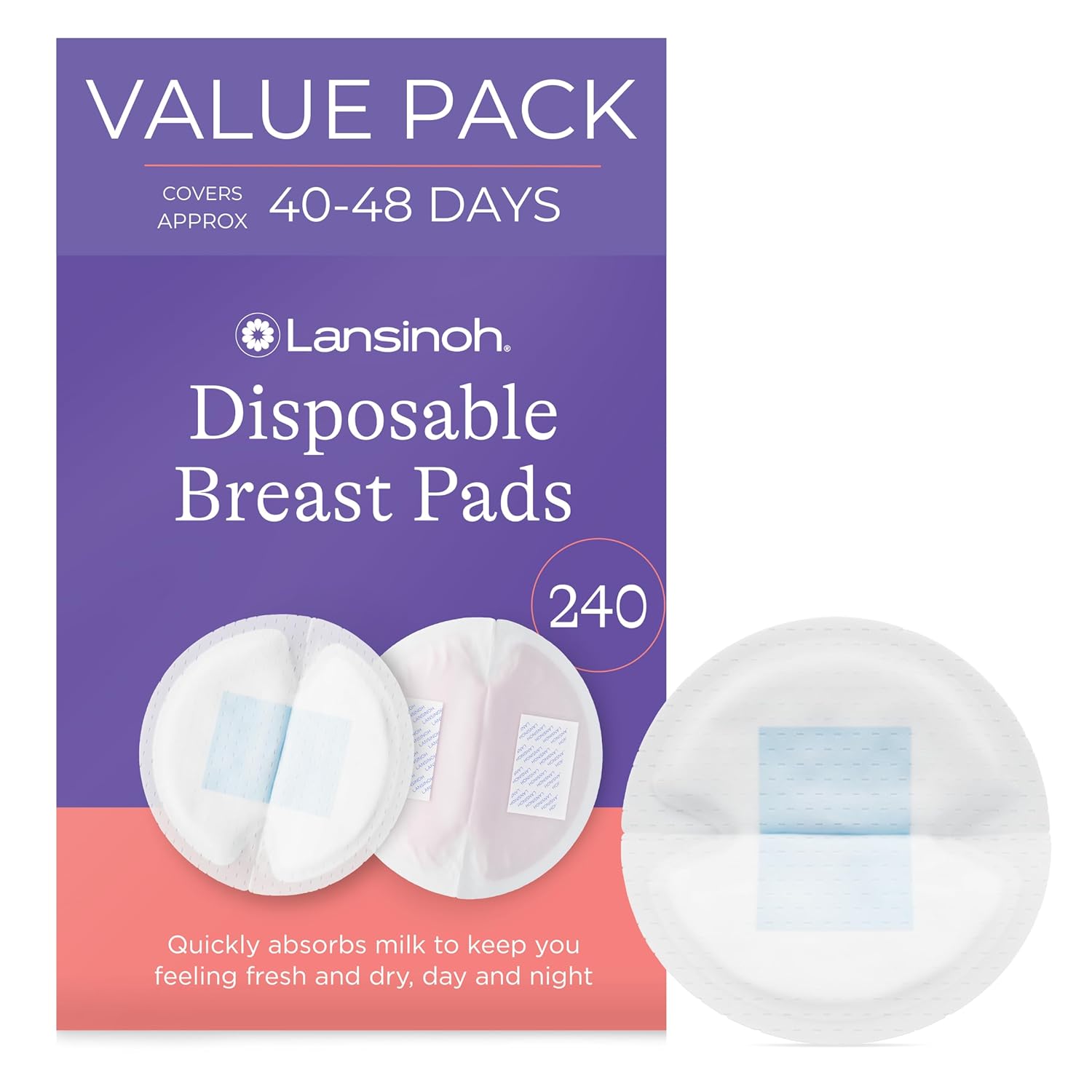 Lansinoh Stay Dry Disposable Nursing Pads