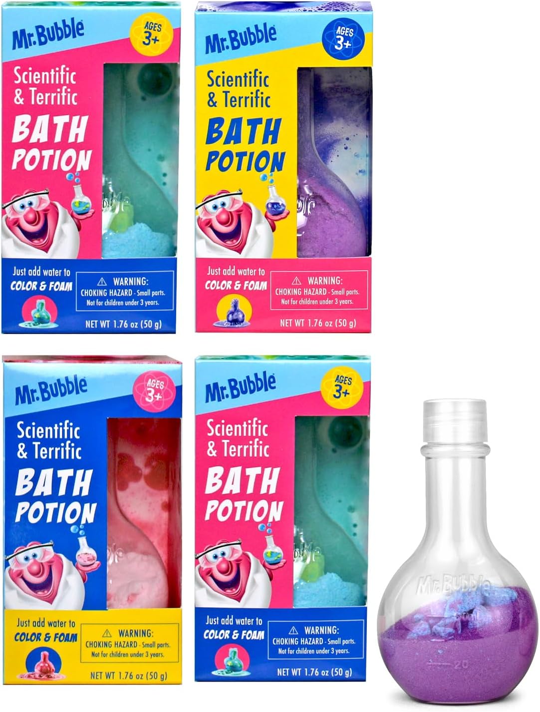 Main Images for Mr. Bubble Kids Original Bath Bomb Potions