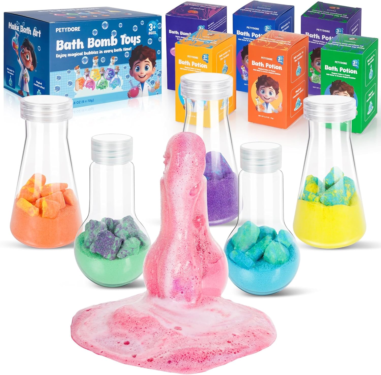Main Images for Bath Bomb Potion for Toddlers & Kids