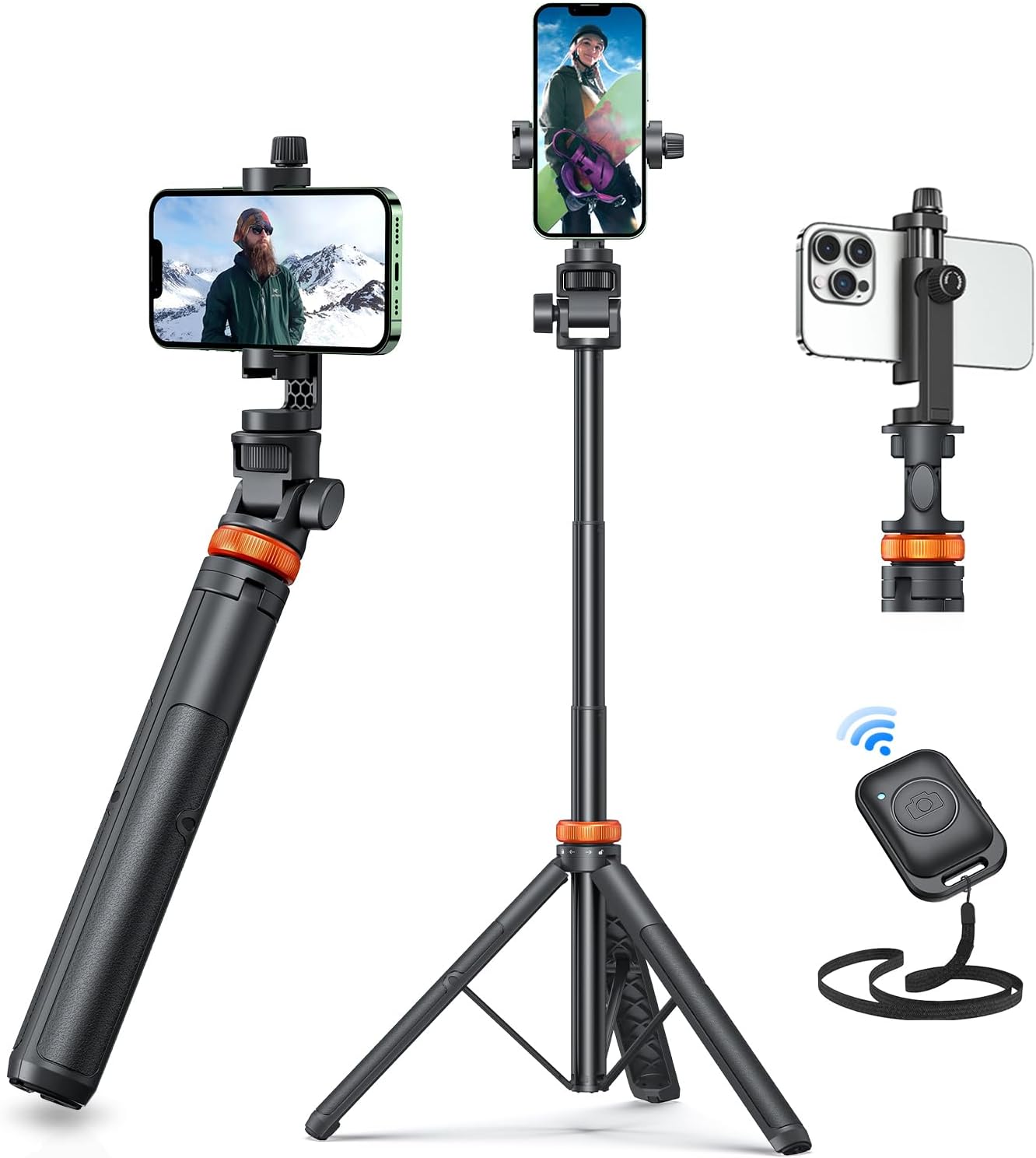 Main Images for EUCOS 62" Phone Tripod