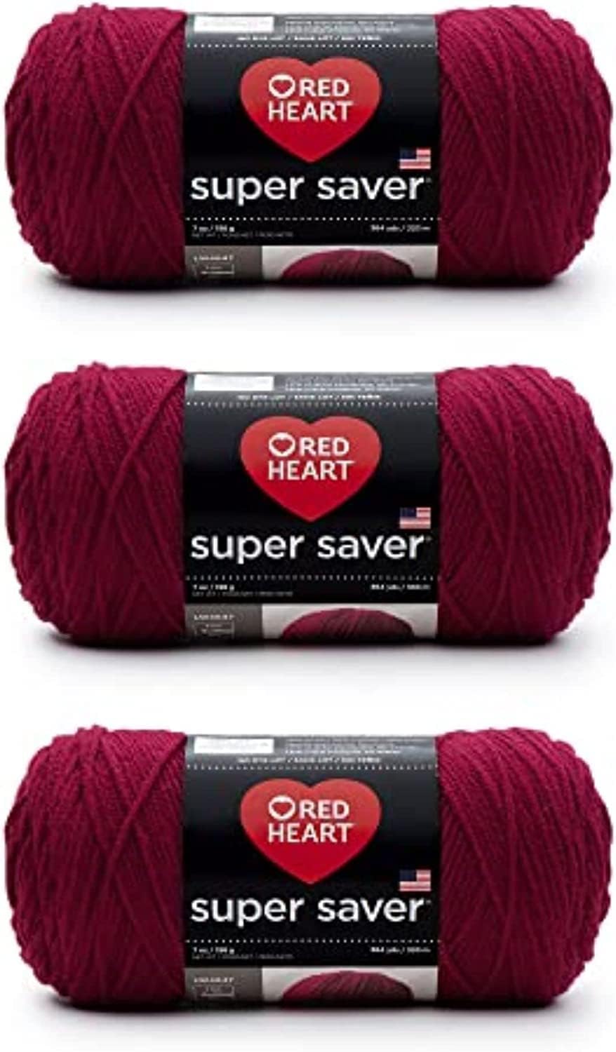 Red Heart Super Saver Burgundy Yarn