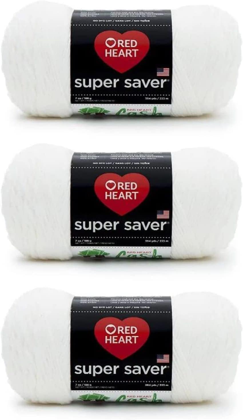 Red Heart Super Saver Soft White Yarn