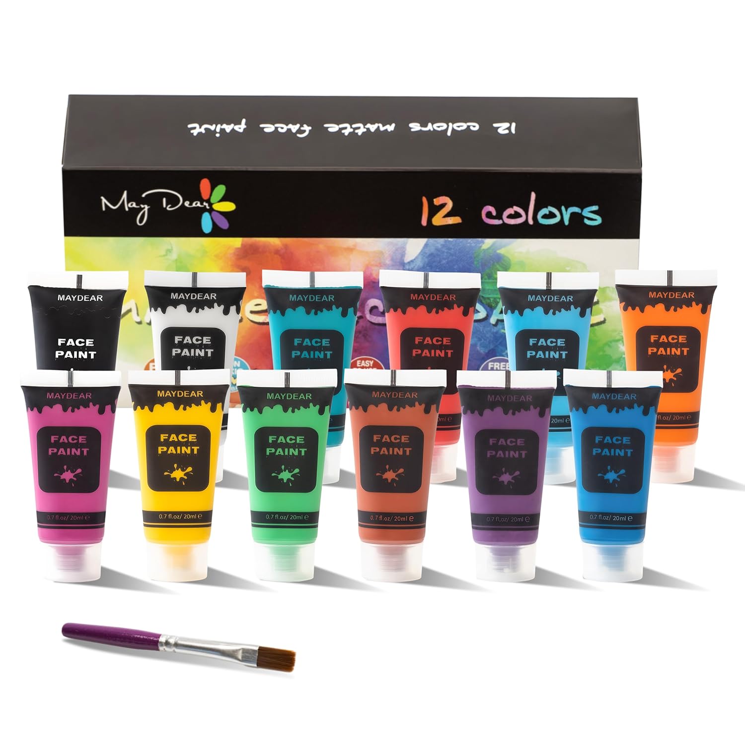 Main Images for Maydear 12 Colors Face Body Paint Set